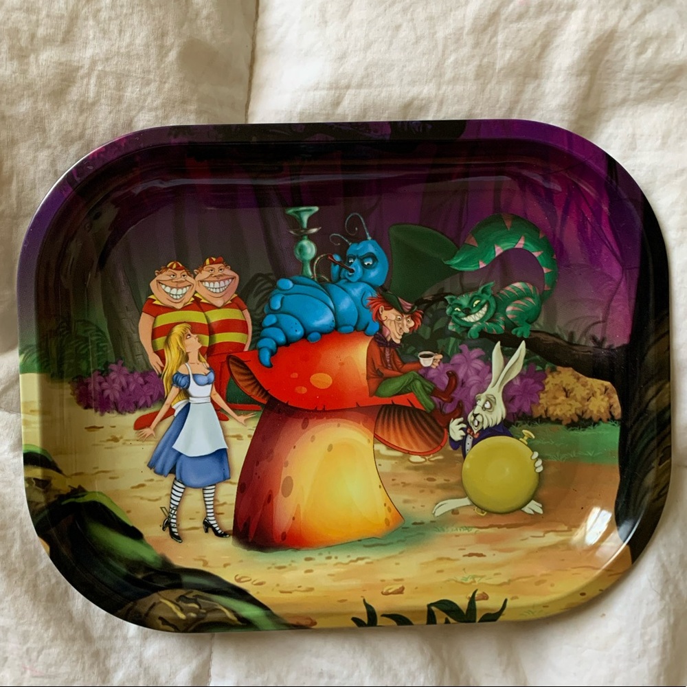 Alice in Wonderland tray
